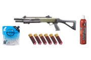 BO Manufacture REP FABARM STF12 Short 33" Pump Action Gas Shotgun Green Gas/Shell Combo (OD Green)