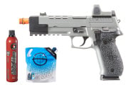 Vorsk VP26X GBB Airsoft Pistol w/ Red Dot Sight Green Gas Combo (Gray)