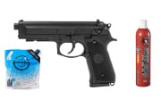 Vorsk Airsoft VM9 Osiris GBB Pistol Green Gas Combo