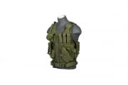Lancer Tactical Cross Draw Vest w/ Holster (OD Green)