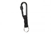 Lancer Tactical Carabiner w/ Strap (Black)