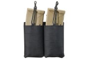 Lancer Tactical Laser Cut Double AR 30 Round Magazine Pouch (Black)