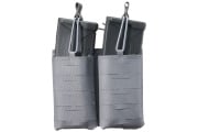 Lancer Tactical Laser Cut Double AR 30 Round Magazine Pouch (Gray)