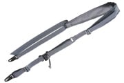 Lancer Tactical Padded Two Point Gun Sling w/ Quick Adjusting Buckle System (Gray)