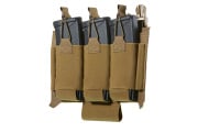 Lancer Tactical Double Kangaroo Magazine Velcro Placard (Tan)