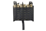 Lancer Tactical Triple Magazine Molle Placard (Black)