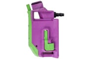CTM TAC HPA M4 Angled Magazine Adapter for Hi-Capa GBB Pistols (Violet/Green)