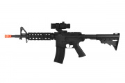 Well D99 LPEG Full-Auto M4 Carbine AEG Airsoft Rifle w/ Mock Scope (Black)