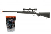 Double Bell VSR-10 Airsoft Bolt Action Sniper Rifle w/ Scope Combo V2 (Black)