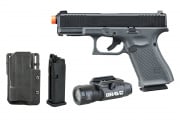 Elite Force Limited Edition Glock 19 Gen 5 Gas Blowback Airsoft Pistol Field Ready Combo V2 (Exclusive Tungsten Grey)