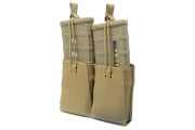 GBRS Group Double 5.56 Rifle Magazine Pouch Bungee Retention (Coyote Brown)