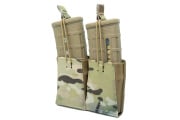 GBRS Group Double 5.56 Rifle Magazine Pouch Bungee Retention (Multicam)