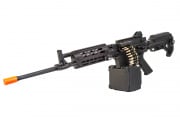 JG Golden Eagle MCR Light Machine Gun AEG LMG w/ Long Barrel (Black)