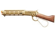 Atlas Custom Works M1873 "Mares Leg" Lever Action Airsoft Green Gas Rifle w/ M-LOK Rail (Gold)