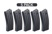 Lancer Tactical 35rd M4 MWS GBBR Magazine 5 Pack (Black)