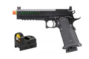 Pistol Warrior Package #5 Feat. Lancer Tactical GBB Hi-Capa and Red Dot Sight