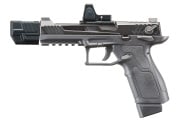 Lancer Tactical LTX Competition GBB Airsoft Pistol Field Ready Combo V2 (Black)