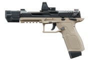 Lancer Tactical LTX Competition GBB Airsoft Pistol Field Ready Combo V2 (FDE & Black)
