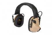 OPSMEN Tactical Earmor M31 Electronic Headphones w/ AUX Input (Tan)