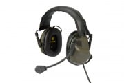 OPSMEN Tactical Earmor M32 Electronic Headphones w/ AUX Input (OD Green)