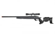 WELL MB04BA Bolt Action Airsoft Rifle With Scope (Black)