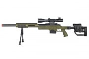 Well MB4410GAB2 Spring Sniper Airsoft Rifle w/ Illuminated Scope & Bipod (OD Green)