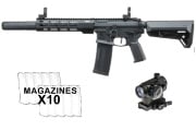 Mayo Gang MGC4 MK3 AEG 10" Airsoft Rifle Gen3 10 Pack Mag & Optic Combo Mayo Gang MGC4 MK3 AEG 10" Airsoft Rifle Gen3 10 Pack Mag & Optic Combo