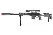 UK Arms P2668 Spring Sniper Airsoft Rifle w/ Scope & Bipod (Black)