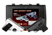 Double Eagle .25 Auto Dual Set Spring Airsoft Pistol Set (Black/Silver)