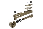 PTS Killer Innovations Velocity V1 Slide & Barrel Kit for P320/M18/X-Carry GBB Airsoft Pistols (Dark Earth)