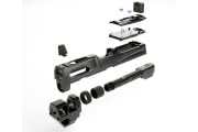 PTS Killer Innovations Velocity V1 Slide & Barrel Kit for P320/M18/X-Carry GBB Airsoft Pistols (Gray)