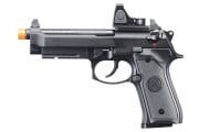 KLI KL92 A1 OR Dual Power CO2 GBB Airsoft Pistol Red Dot Combo (Black)