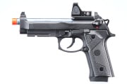 KLI KL92 Elite OR Dual Power CO2 GBB Airsoft Pistol Red Dot Combo