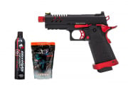 Vorsk Airsoft Pro 3.8 GBB Hi Capa Airsoft Pistol Starter Package (Red Match)
