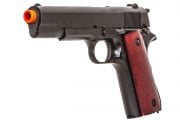 Double Bell M1911 A1 Gas Blowback Low Velocity Airsoft Pistol (Black/Wood)