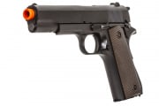 Double Bell M1911 GBB Type 1 Low Velocity Airsoft Pistol (Black/Brown)