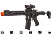 G&G Combat Machine PDW15 AR M4 Carbine Full Metal AEG Airsoft Rifle (Black)