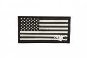 Airsoft GI Flag Patch (Black)