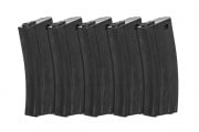Valken M4/M16 140 rd. AEG Mid Capacity Thermold Magazine - 5 Pack (Black)