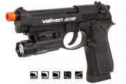 Valken VT 92 A1 M9 Pistol CO2 Blowback Airsoft Pistol (Black)