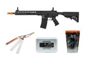 Classic Army Package #12 ft. Skirmish ECS Delta 12 Keymod M4 Carbine AEG Airsoft Rifle (Black)