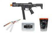 Classic Army Package #5 ft. ECS PXG 9 AEG Airsoft SMG (Black)