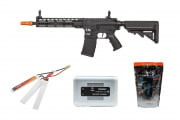 Classic Army Package #8 ft. Skirmish ECS KM10 M4 Carbine AEG Airsoft Rifle (Black)