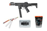 Classic Army Package #9 ft. Nemesis X9 AEG Airsoft Gun SMG (Black)