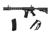 Combat Load Package #5 ft. Lancer Tactical LT25 Gen 2 Interceptor SPR M4 AEG Airsoft Rifle (Black)