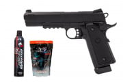 Raven Airsoft R14 Hi Capa GBB Airsoft Pistol Starter Package (Black)