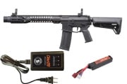 Lancer Tactical Gen4 X SLR SD 13" AEG w/ Gate Aster Battery & Charger Combo