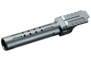 ACW Aluminum Ported Outer Barrel for TM G19 Gen3 GBB Airsoft Pistols (Grey)