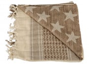 Lancer Tactical Multi-Purpose Shemagh Face Head Wrap (Sand/Star)
