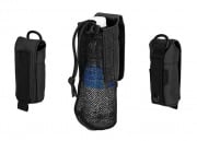 WoSporT Tactical II Folding Water Bottle Bag (Black)